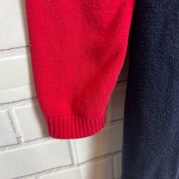 GYMBOREE Girls Intarsia Sweater Dress - Little Ladybug blue/size 12 - Picture 3 of 8